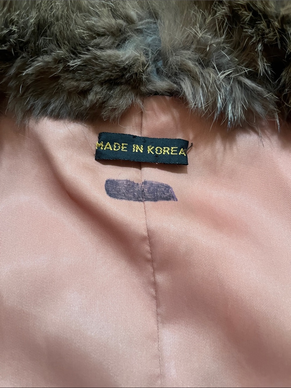 Vintage Rabbit Fur Coat - Picture 6 of 8